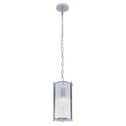 Lampy Wiszące|Zumaline Lampa wisząca chrom MARMO 15 cm