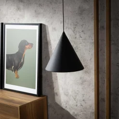 Lampy Wiszące|TK Tomasz Krywult Lampa wisząca czarna CONO 1