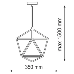 Lampy Wiszące| Lampa wisząca czarna DENMARK