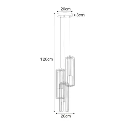 inny Lampa wisząca czarna FALCON 3