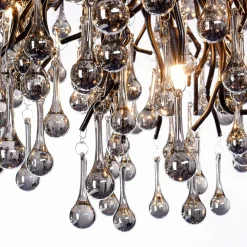 Paul Neuhaus Lampa wisząca czarna ICICLE