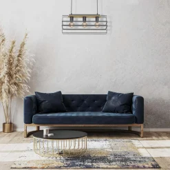 Lampy Wiszące|Luminex Lampa wisząca czarna jasne drewno KORTEZ III