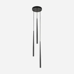 Lampy Wiszące|TK Tomasz Krywult Lampa wisząca czarna PIANO BLACK III