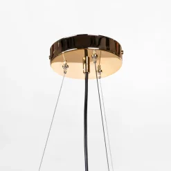 domiluce Lampa wisząca czarno-złota ORINO