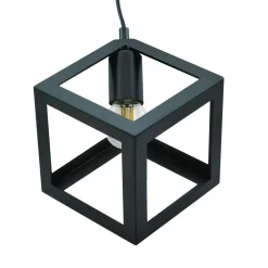 Lampa wisząca geometryczna czarna SWEDEN