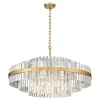 Zumaline Lampa wisząca glamour złota CONSTANTINOPLE 80 cm