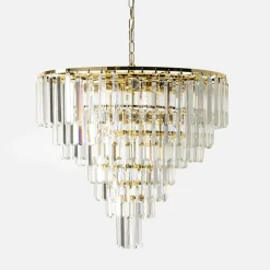 Zumaline Lampa wisząca glamour złota VERSAILLES