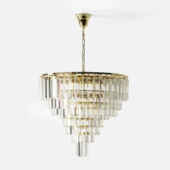 Zumaline Lampa wisząca glamour złota VERSAILLES