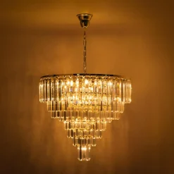 Zumaline Lampa wisząca glamour złota VERSAILLES