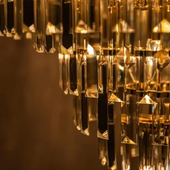 Zumaline Lampa wisząca glamour złota VERSAILLES