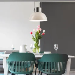 Wszystkie Lampy Sufitowe|inny Lampa wisząca industrialna biała KIRA