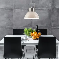 Wszystkie Lampy Sufitowe|inny Lampa wisząca industrialna biała KIRA