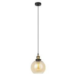 Lampy Wiszące|inny Lampa wisząca industrialna czarno-złota CARDENA