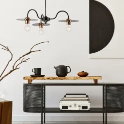 Żyrandole|Lampy Wiszące|inny Lampa wisząca industrialna czarna ALICE 3