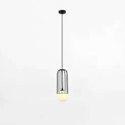 inny Lampa wisząca kula czarna SIMON