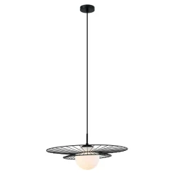 inny Lampa wisząca kula czarna ALISON