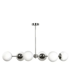 domiluce Lampa wisząca kule chrom MEFISTO 6