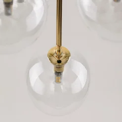 Lampy Wiszące|TK Tomasz Krywult Lampa wisząca kule czarno-złota NILOS 5