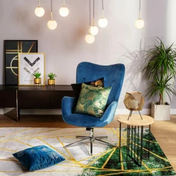 domiluce Lampa wisząca kule 3-punktowa okrągła podstawa złota AURORA