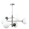 Lampy Wiszące|domiluce Lampa wisząca kule 6-punktowa chrom AURORA