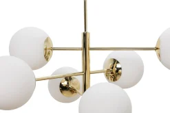 domiluce Lampa wisząca kule 6-punktowa złota AURORA