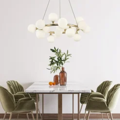 Zumaline Lampa wisząca kule złota BOBO