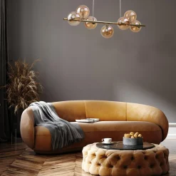 Lampy Wiszące|TK Tomasz Krywult Lampa wisząca kule złota ESTERA VII