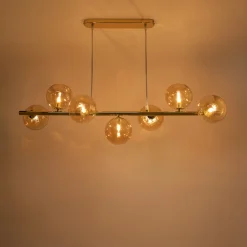 Lampy Wiszące|TK Tomasz Krywult Lampa wisząca kule złota ESTERA VII