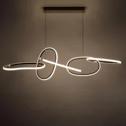 Lampy Wiszące|Zumaline Lampa wisząca LED CHOLET złota