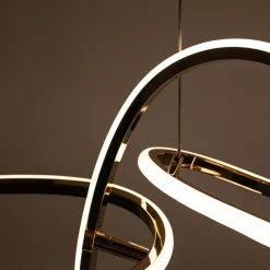 Lampy Wiszące|Zumaline Lampa wisząca LED CHOLET złota