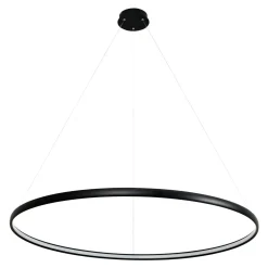 Lampy Wiszące|Zumaline Lampa wisząca LED czarna CARLO 120 cm