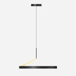 Lampy Wiszące|Zumaline Lampa wisząca LED czarna MALU z pilotem