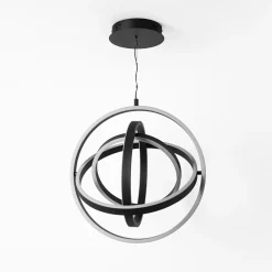 Lampy Wiszące|Zumaline Lampa wisząca LED czarna TESS