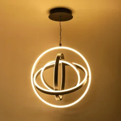 Lampy Wiszące|Zumaline Lampa wisząca LED czarna TESS