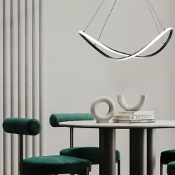 Lampy Wiszące|Zumaline Lampa wisząca LED ERDA czarna