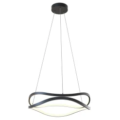 Wszystkie Lampy Sufitowe|Zumaline Lampa wisząca LED HARLEY czarna