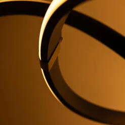 Lampy Wiszące|Zumaline Lampa wisząca LED INDIGO czarno-złota