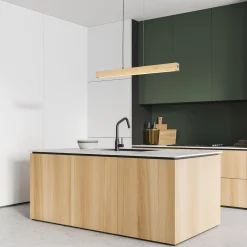 TK Tomasz Krywult Lampa wisząca LED jasne drewno TEO