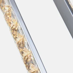 Lampy Wiszące|Zumaline Lampa wisząca LED owalna chrom HARLEY