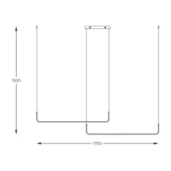 Lampy Wiszące|Zumaline Lampa wisząca LED RIKE czarna