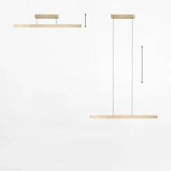 Lampy Wiszące|Paul Neuhaus Lampa wisząca LED rozsuwana szczotkowana stal PURE MOTO RISE