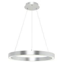 Zumaline Lampa wisząca LED srebrna CARLO 60 cm