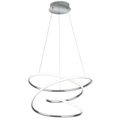 Lampa wisząca LED srebrna BOLOGNA