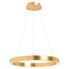Lampy Wiszące|Zumaline Lampa wisząca LED złota CARLO 50 cm
