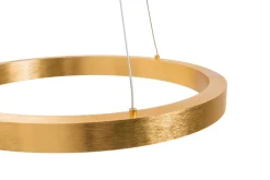 Lampy Wiszące|Zumaline Lampa wisząca LED złota CARLO 50 cm