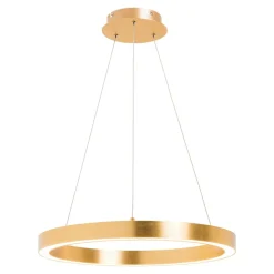 Lampy Wiszące|Zumaline Lampa wisząca LED złota CARLO 40 cm