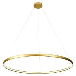 Zumaline Lampa wisząca LED złota CARLO 120 cm