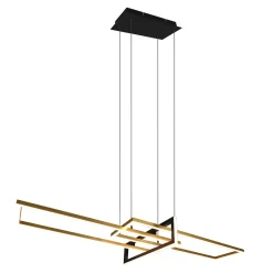 Lampy Wiszące| Lampa wisząca LED złota SALINAS