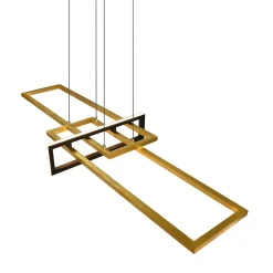 Lampy Wiszące| Lampa wisząca LED złota SALINAS