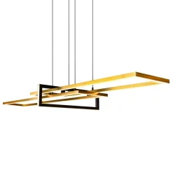 Lampy Wiszące| Lampa wisząca LED złota SALINAS